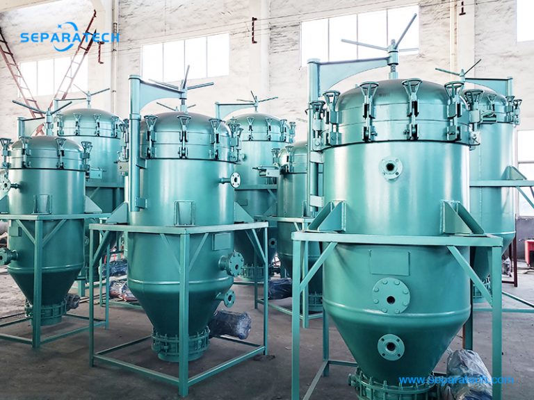 Pressure leaf filter for bleaching process in oil refining - SEPARATECH Pressure leaf filter for bleaching process in oil refining