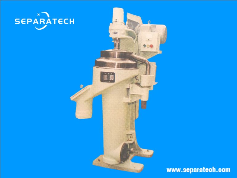 degumming tubular bowl centrifuge